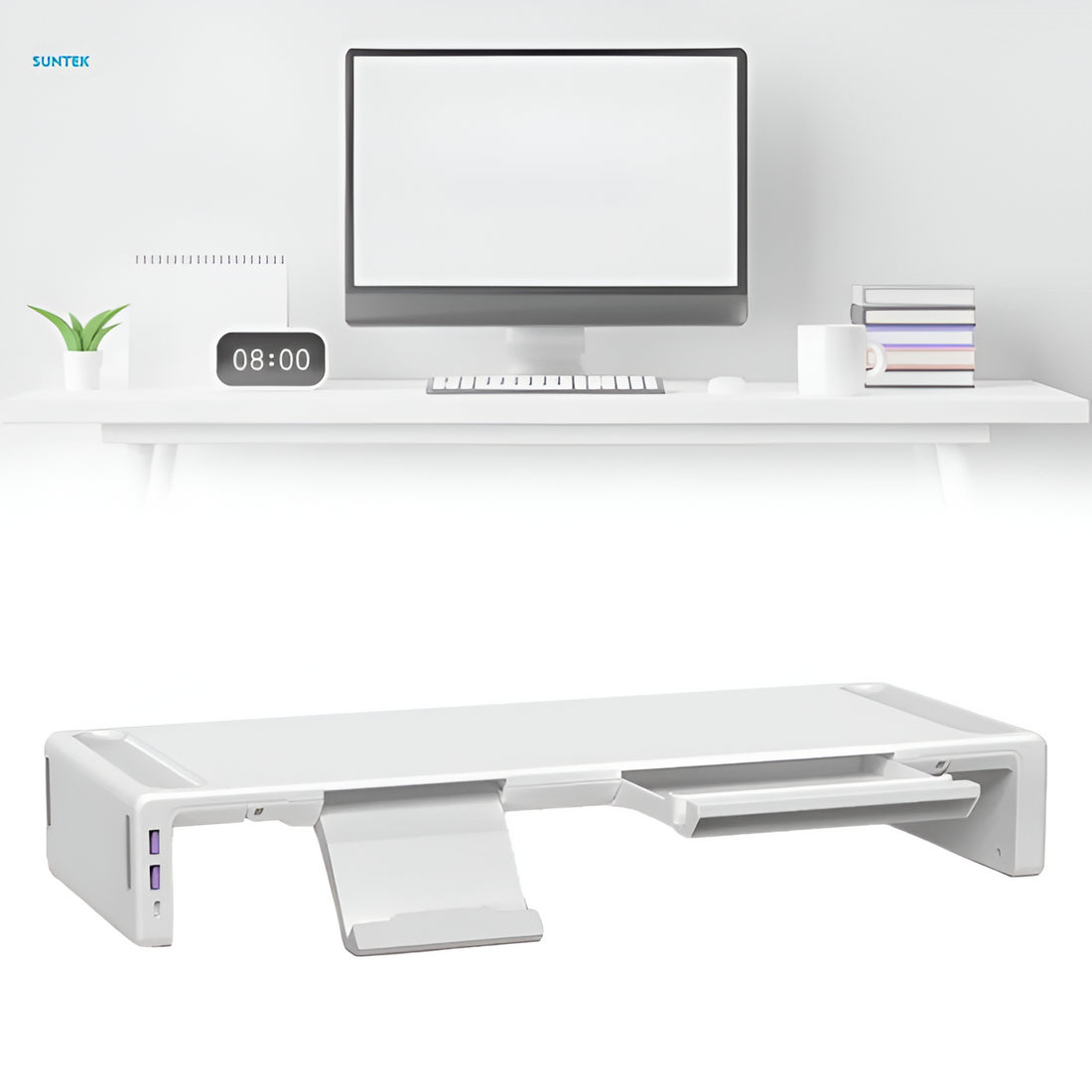 Ergonomic Monitor Riser – Better Posture for Focused Work