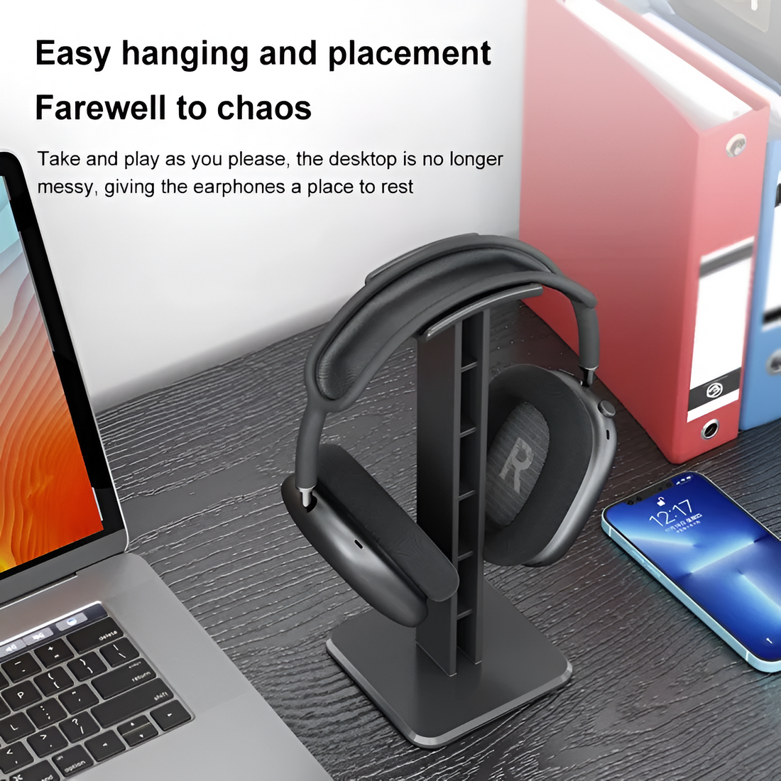 Minimal Headphone Stand – Declutter Your Workspace